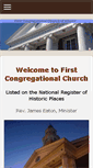 Mobile Screenshot of albanyfirstcongregational.org